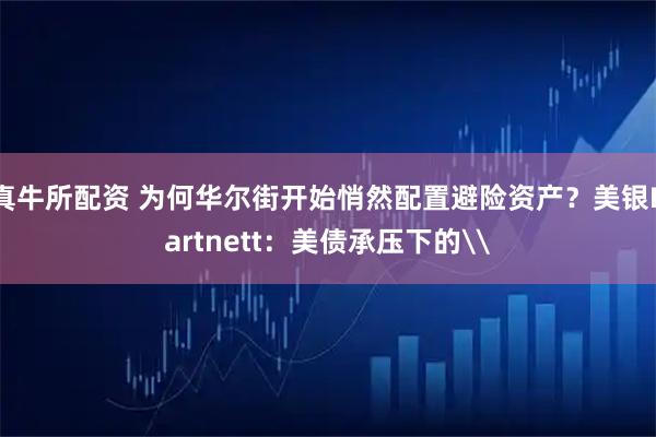 真牛所配资 为何华尔街开始悄然配置避险资产？美银Hartnett：美债承压下的\