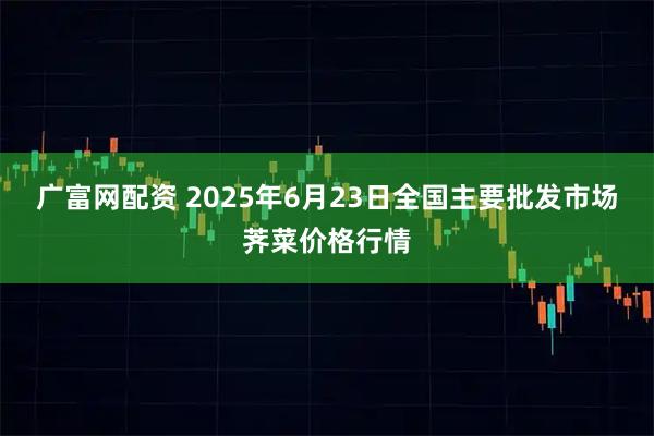 广富网配资 2025年6月23日全国主要批发市场荠菜价格行情